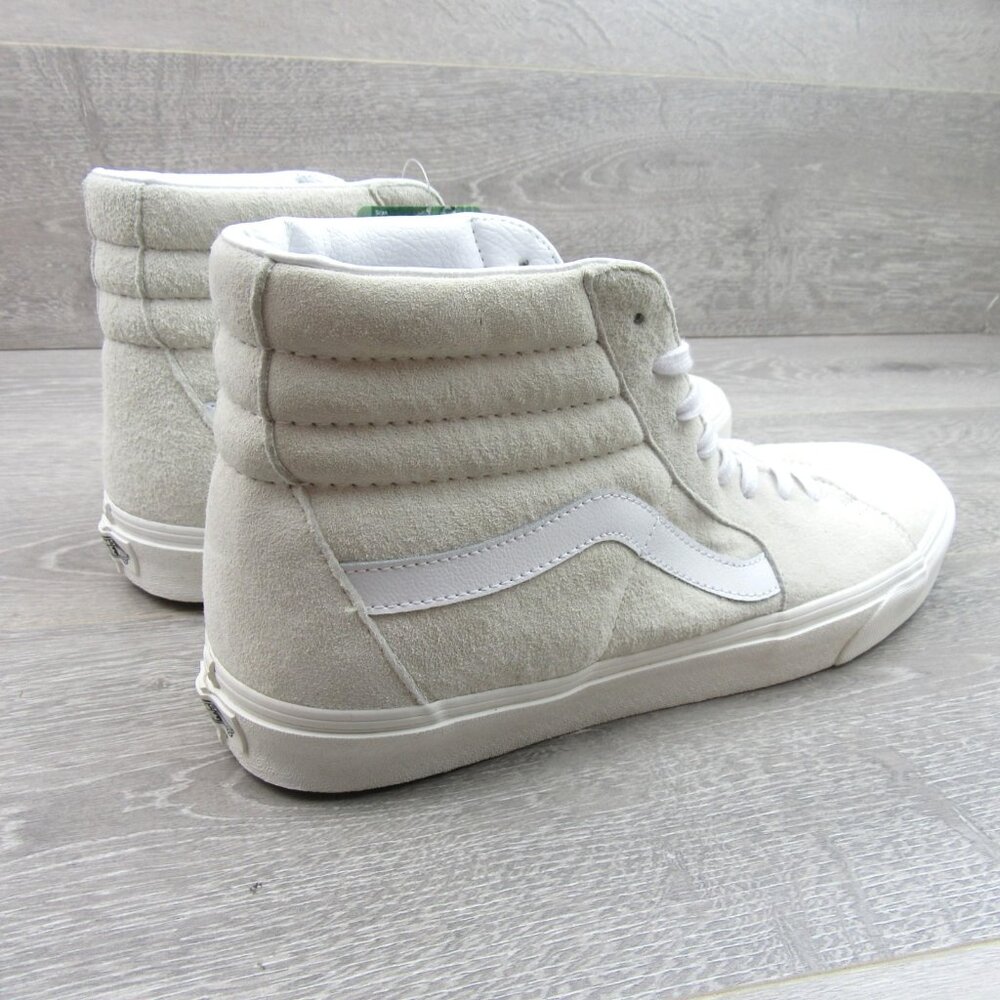 Vans Sk8-Hi Suede Sneakers Mens Size 13 Blanc De Blanc NEW - Picture 8 of 16